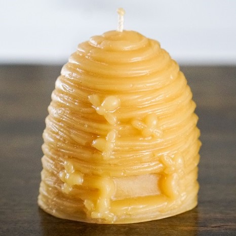 Large Bee Skep Candle THUMBNAIL