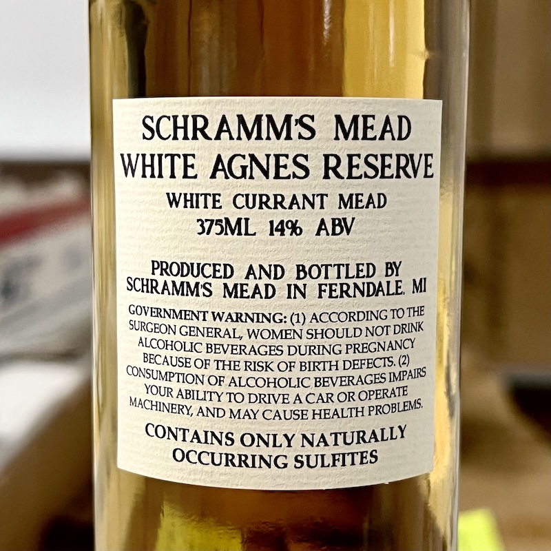 White Agnes Reserve 375ml MAIN
